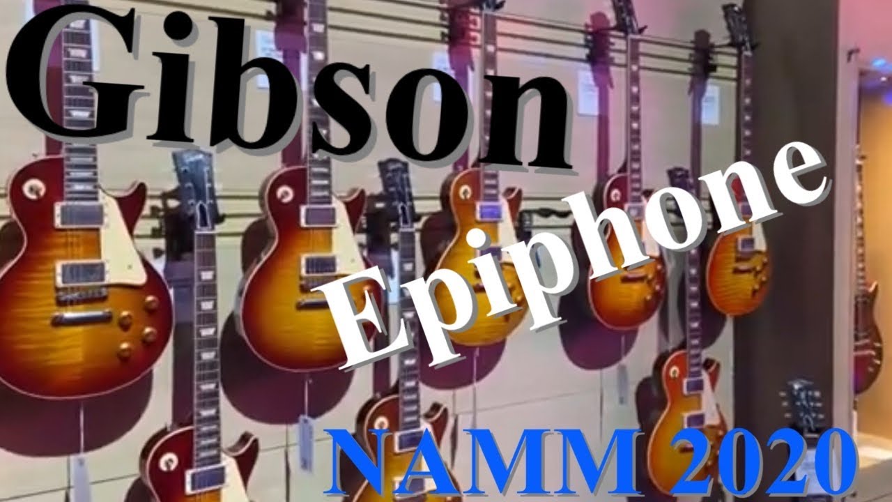 Gibson и Epiphone гитары. NAMM 2020. На русском.