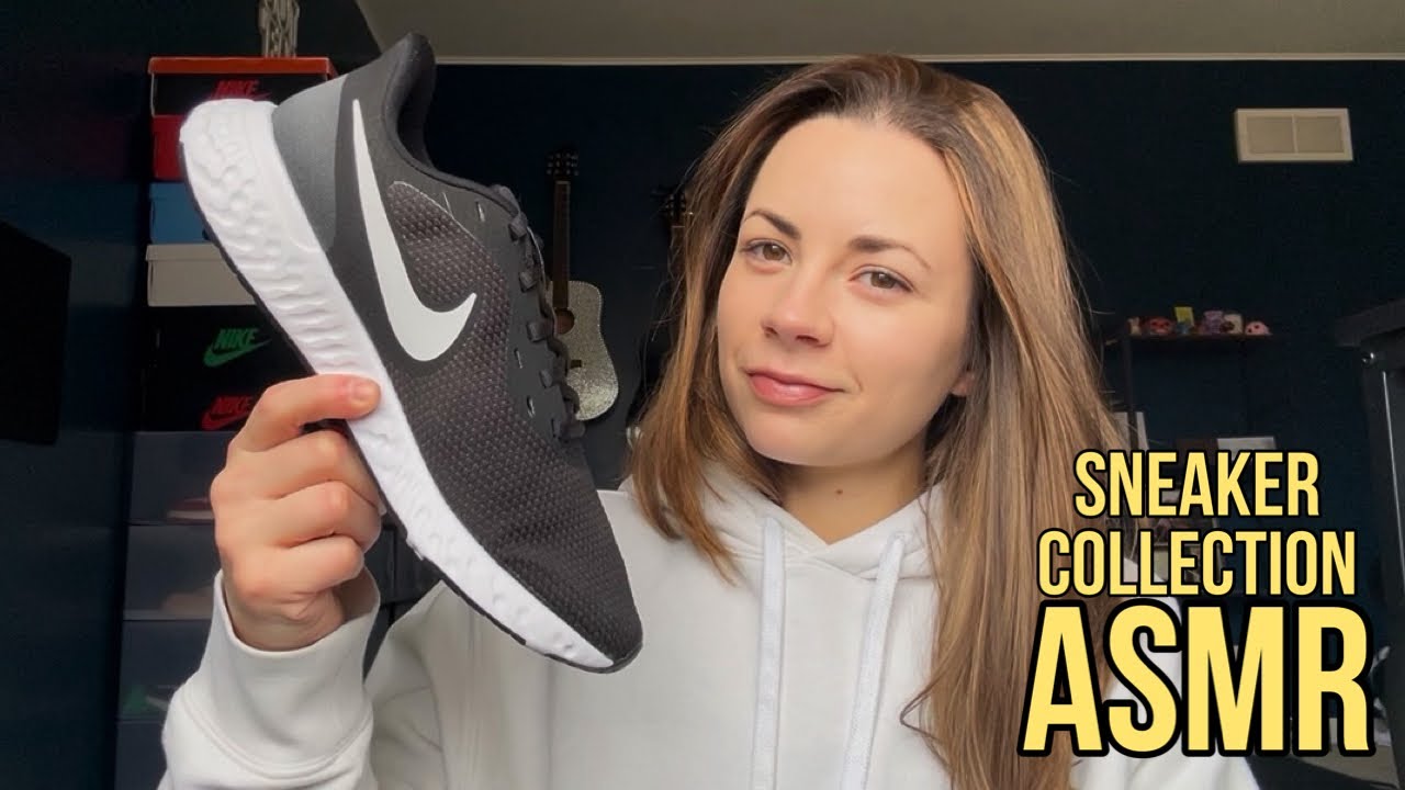 ASMR | Sneaker Unboxing & Collection 👟🖤 (Relaxing Whispers)