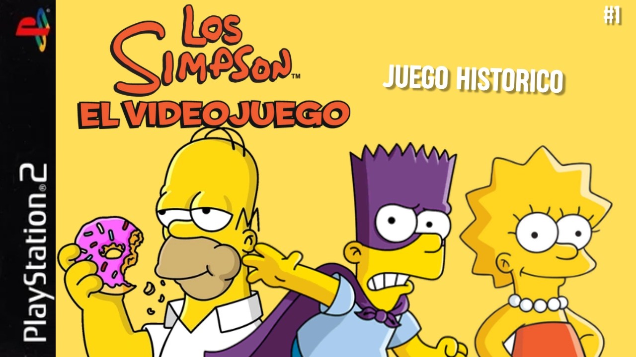empezamos a jugar este JUEGAZO HISTORICO  - Los Simpson El Videojuego