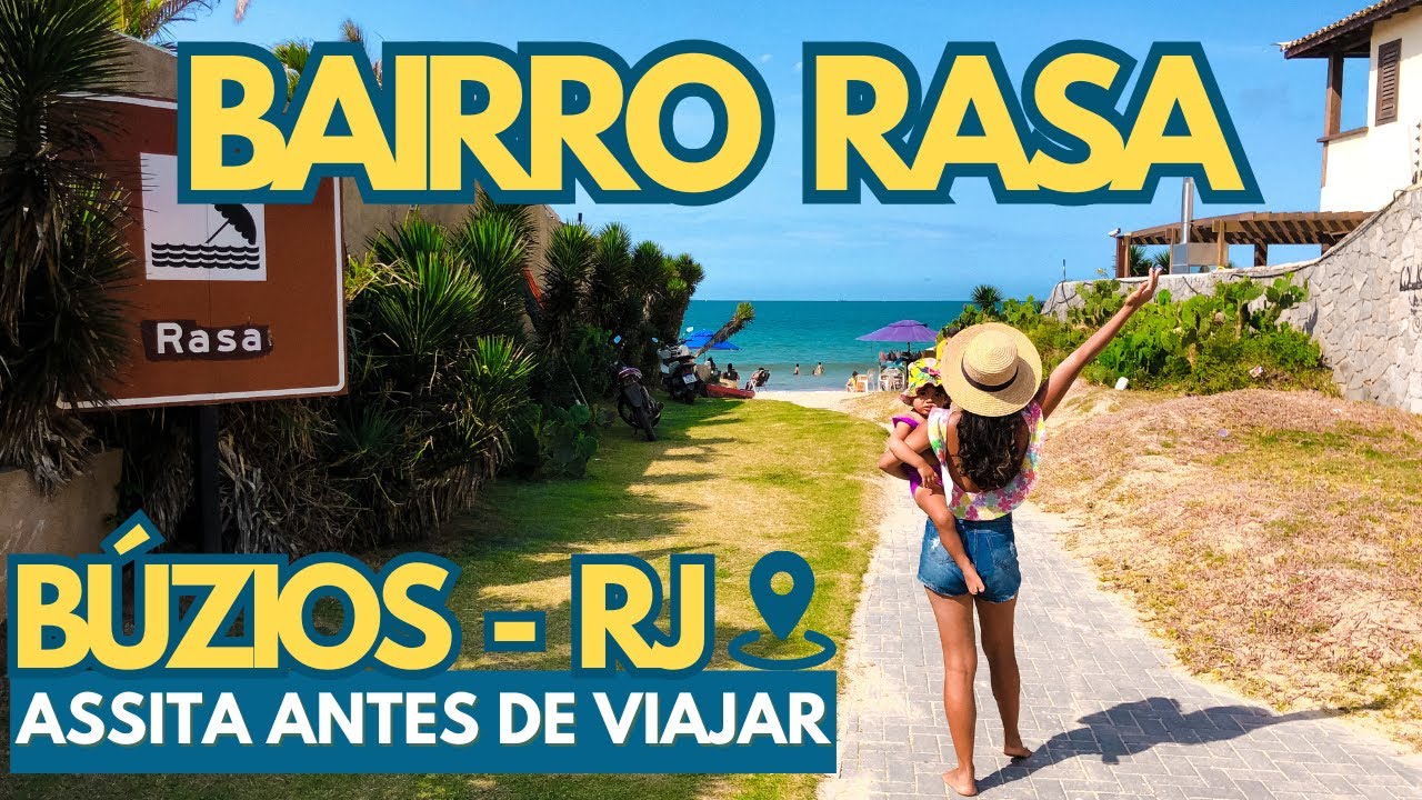 COMO É O BAIRRO RASA EM BÚZIOS? praia, restaurante, praça, mercados, farmácia e lojinhas
