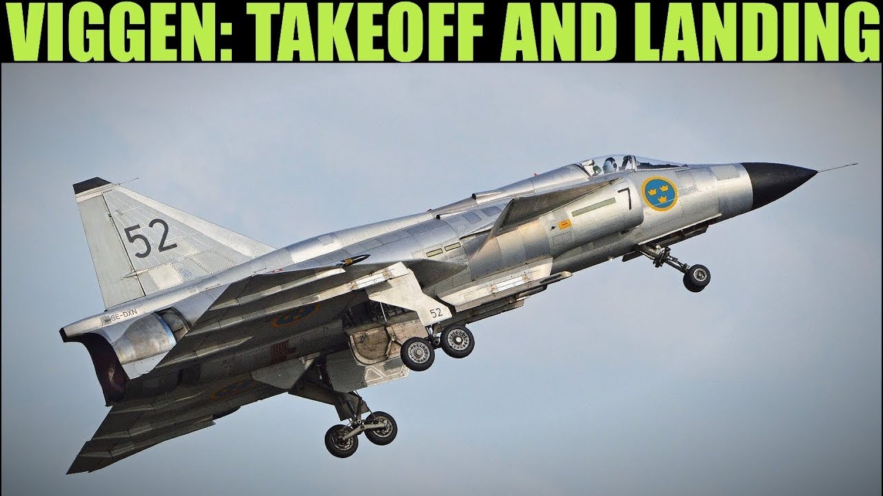 AJS37 Viggen: Учебное пособие по взлёту и посадке | DCS WORLD