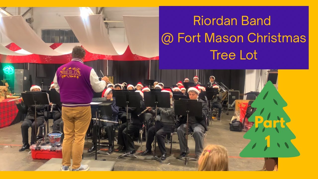 Archbishop Riordan Band @ Fort Mason Christmas Tree lot (Pt. 1)