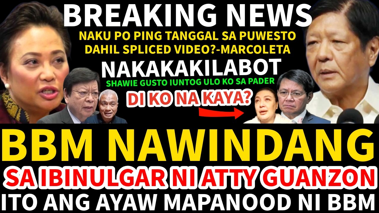 BBM NAWINDANG SA IBINULGAR NI ATTY GUANZON PANOORIN BREAKING PING TANGGAL SA PUWESTO DAHIL DITO?