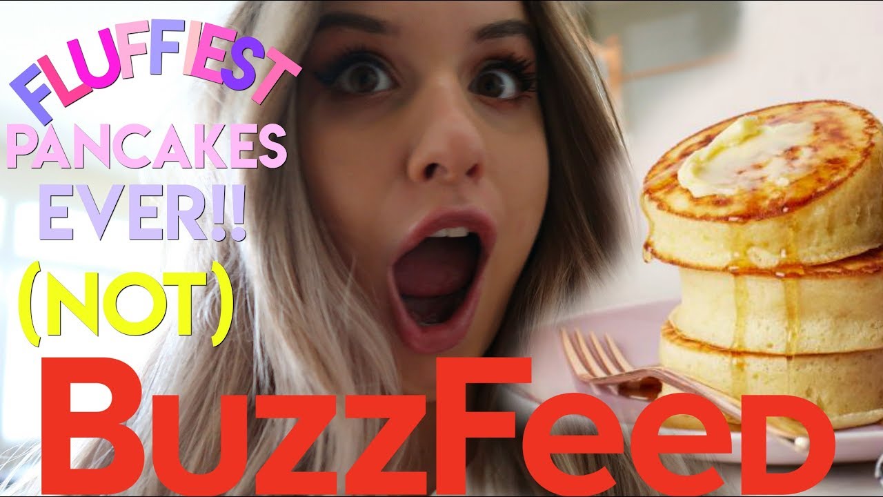 BUZZFEED PANCAKES- THE FLUFFIEST PANCAKES YOU'LL EVER EAT (fail) i made soap) (help plz)