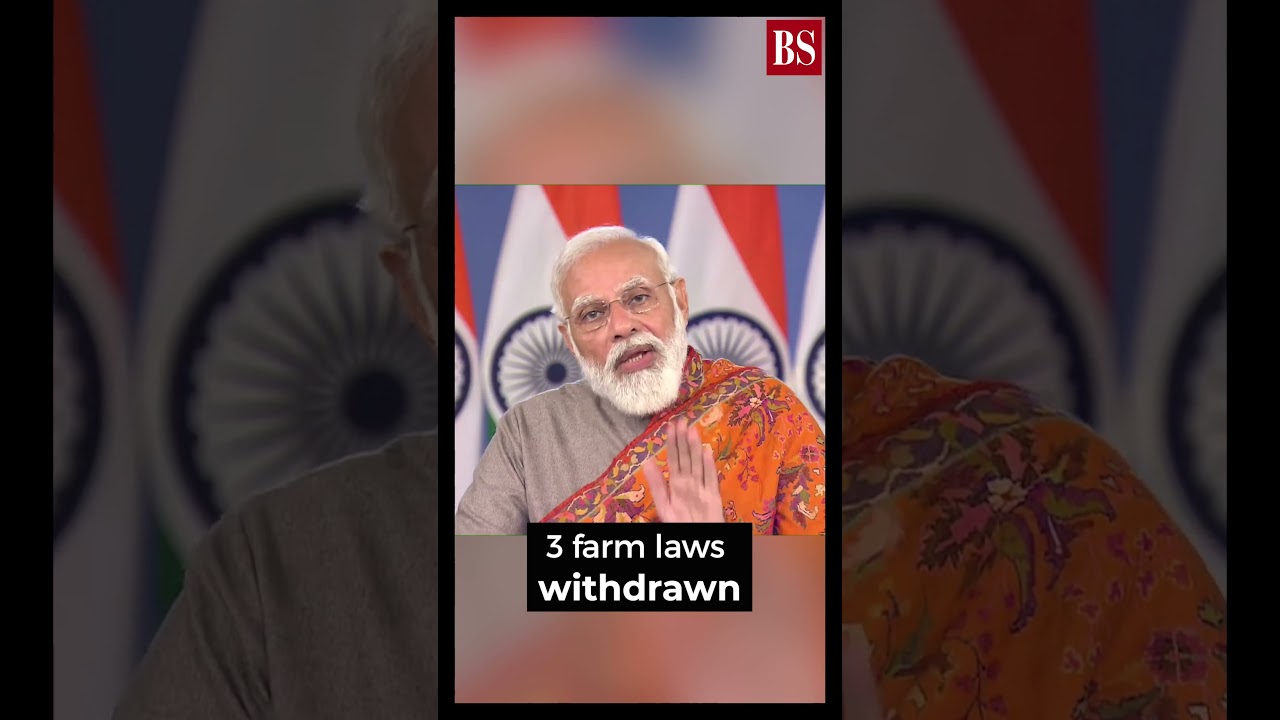 Modi govt withdrew the three controversial farm laws a year after farmers continued protesting.