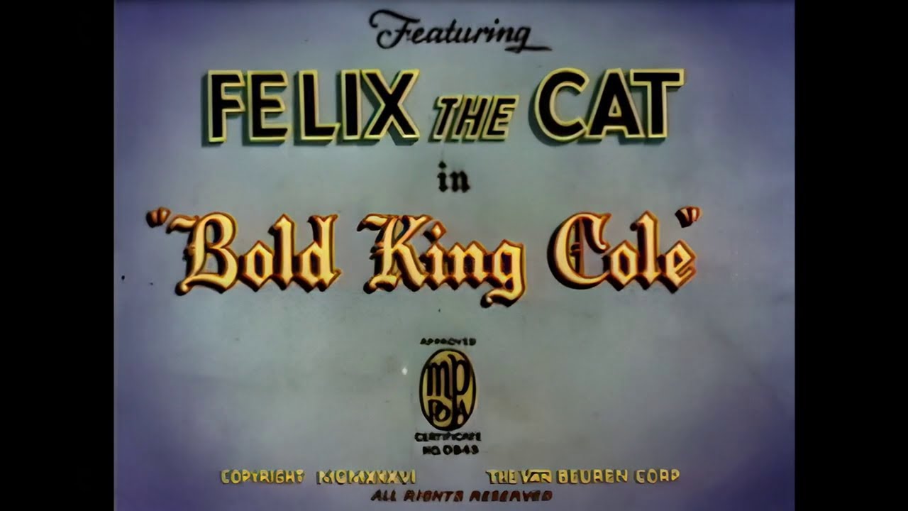 Felix the Cat in Bold King Cole (1936) | Animation Merit Badge
