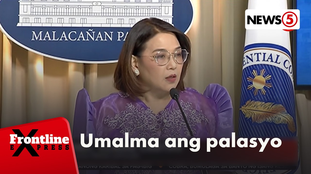 Malacañang, umalma sa depensa ni Rep. Suntay kay VP Sara | Frontline Express