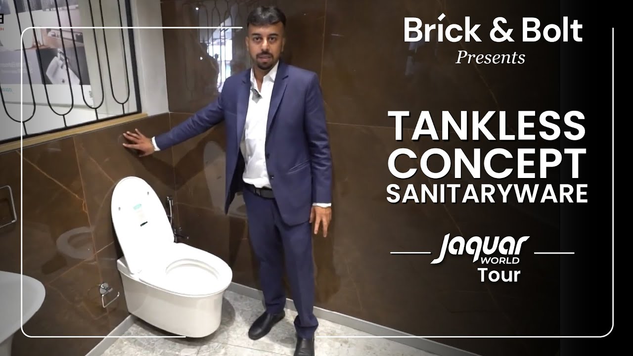 Jaquar Bathroom Fittings: Tankless Commode System for Modern House | Brick&Bolt X Jaquar