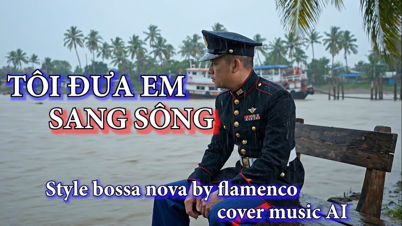 TÔI ĐƯA EM SANG SÔNG ||| GIAI ĐIỆU BOSSA NOVA BẬP BÙNG DA DIÊT ||| VỚI HÒA ÂM & TRÌNH BÀY AI |||