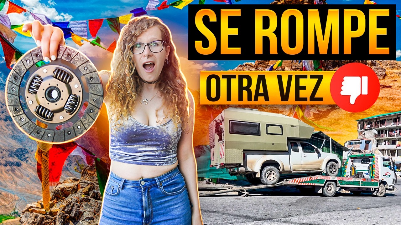 ❌ NO hay SOLUCIÓN.😭  Se ROMPE la CAMPER en mitad DEL HIMALAYA. ❗Nos REMOLCAN los MILITARES INDIOS