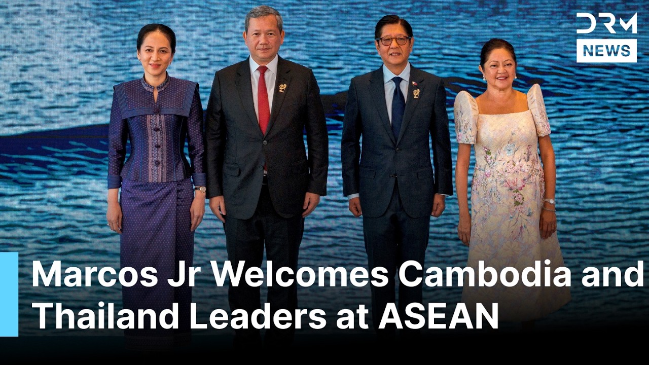 Philippine President Welcomes Cambodia and Thailand Leaders at ASEAN Summit Ceremony | AC1G