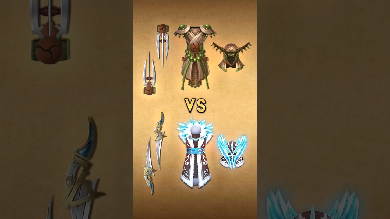 Monk set or Chronos set? Which one is the best? 🤔 #shorts #shadowfight2