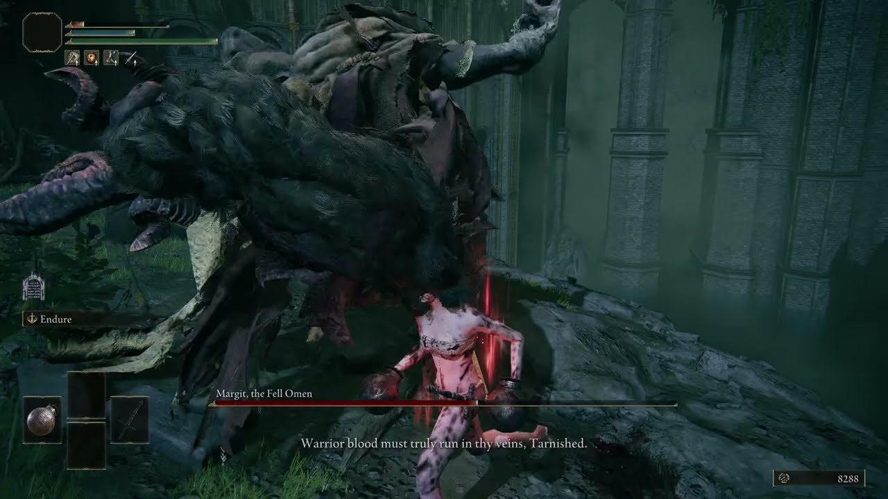 Margit, the Fell Omen - RL1 NG+7 +0 Weapons [No Roll/Sprint/Jump/Buffs/Aux/AoW]