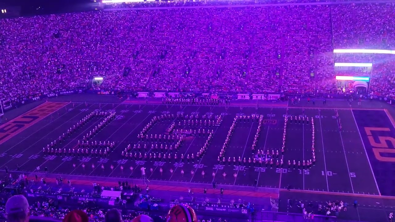 LSU halftime show - 100 years in Death Valley (Tiger Stadium) Ole Miss Game (10/12/2924)