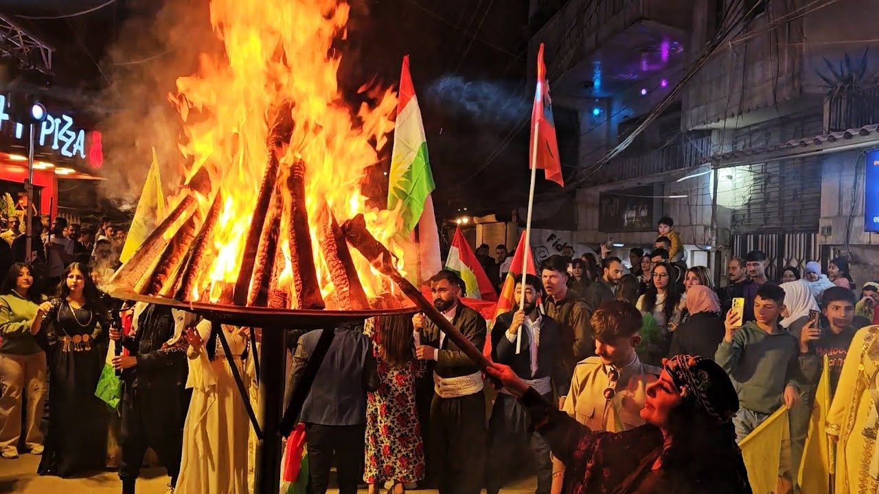 Nowruz in Syria, Qamishli city 2025 | عيد النوروز