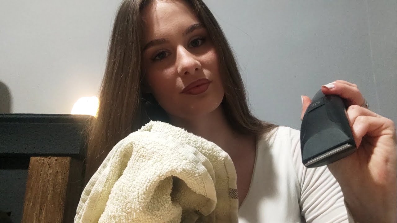 ASMR Haircut and Beard Trim