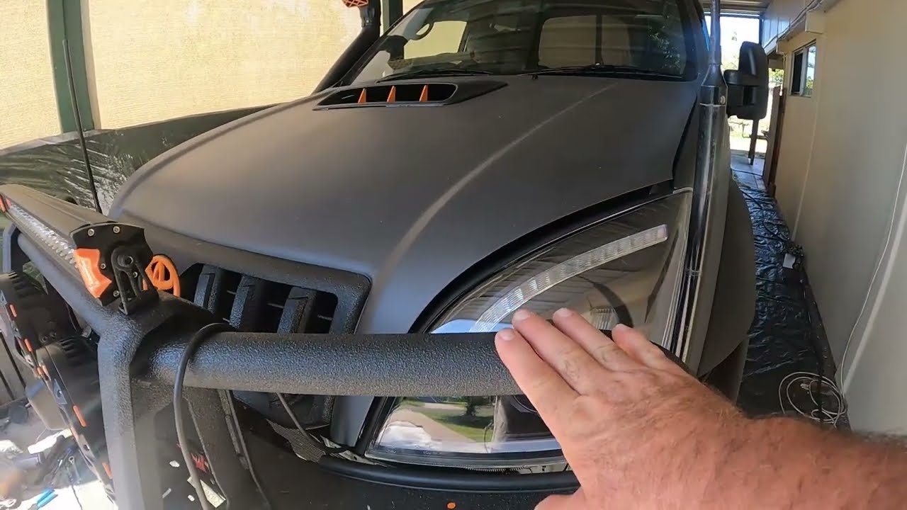 Prado 120 After market Headlight fix & LED upgrade