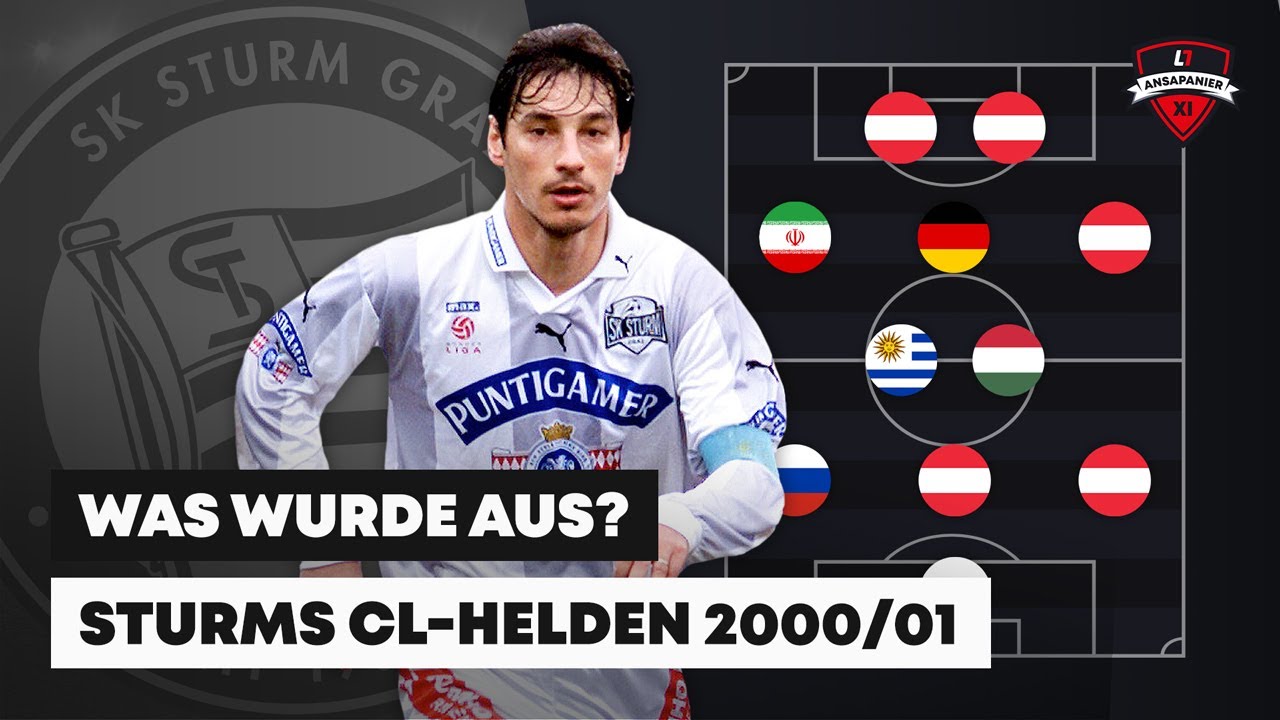 Was wurde aus: Sturms #UCL-Helden der Saison 2000/01 I #Ansapanier