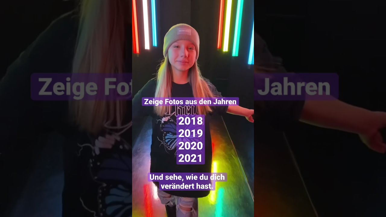 2018 &bull; 2019 &bull; 2020 &bull; 2021 Ver&auml;nderung 💫 TikTok Trend | HEY ISI #shorts