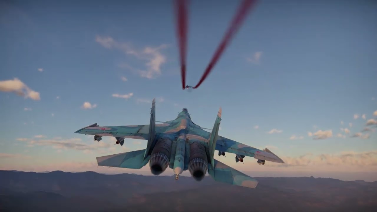 F16 and Su33 flight part2