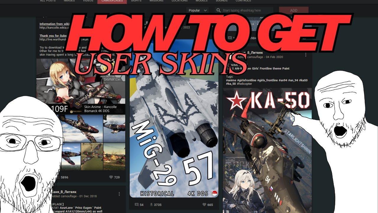 How To Install User Skins In War Thunder