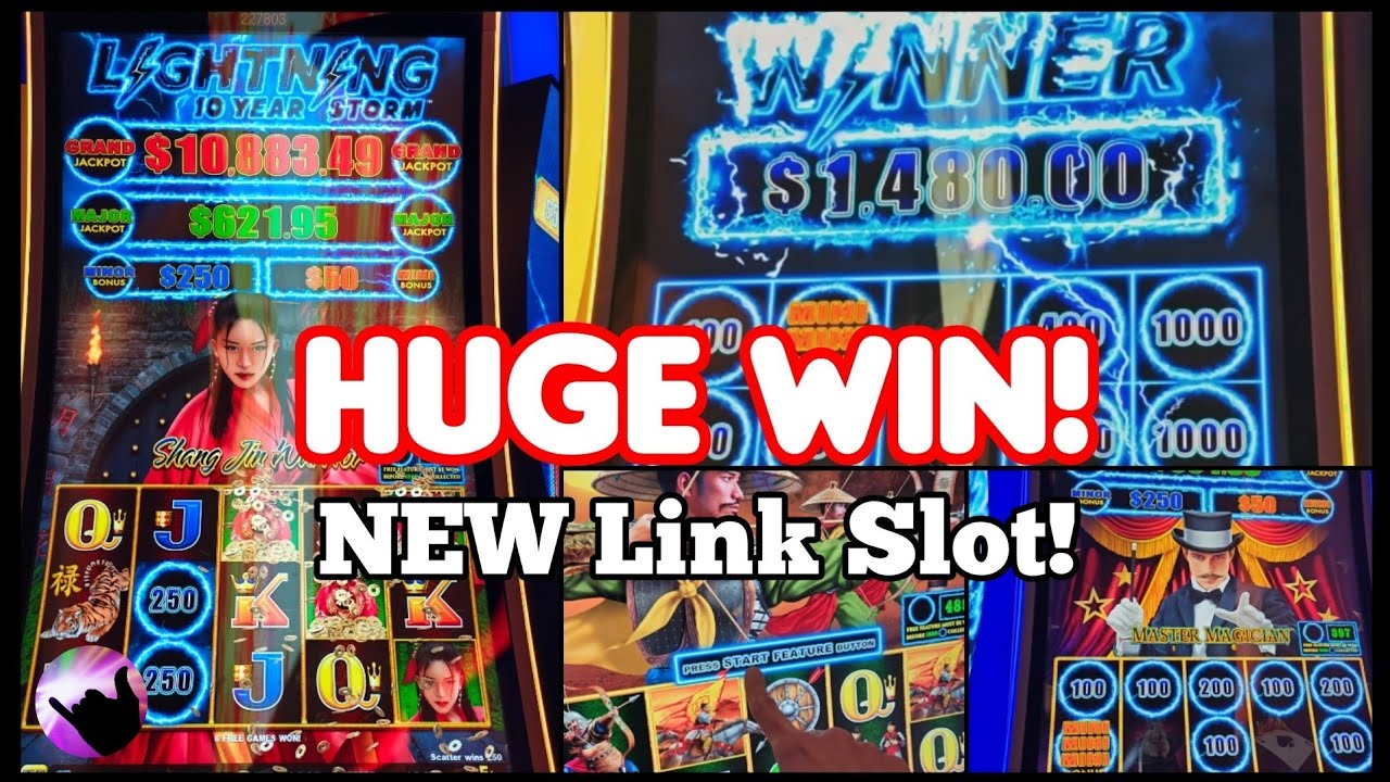 HUGE WIN on the NEW Lightning 10 Year Storm Slots! Bonus on Every Version!