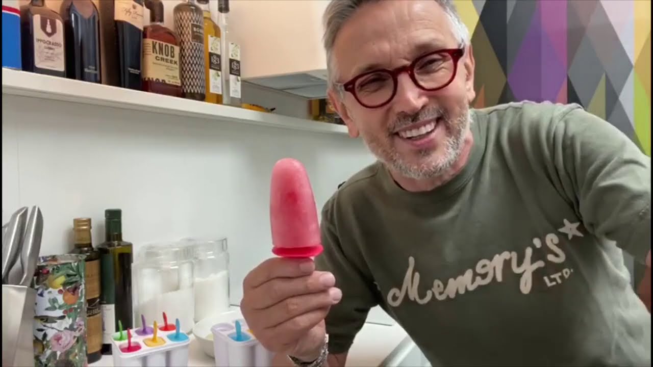 GHIACCIOLI DI ELISIR DI SAMBUCO, FRUTTA ED ERBE AROMATICHE | Chef BRUNO BARBIERI