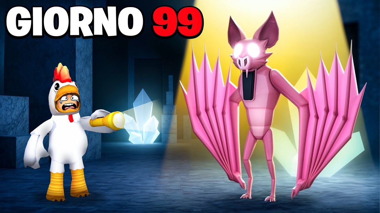 ENTRO NELLA GROTTA DEL MOSTRO PIPISTRELLO IN 99 NOTTI SU ROBLOX!!
