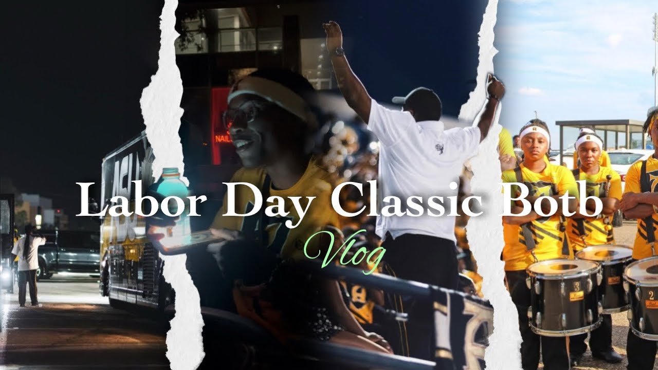 Jackson State Invited Us to BOTB! 🔥 Alabama state Drumline pov | Fun Vlog