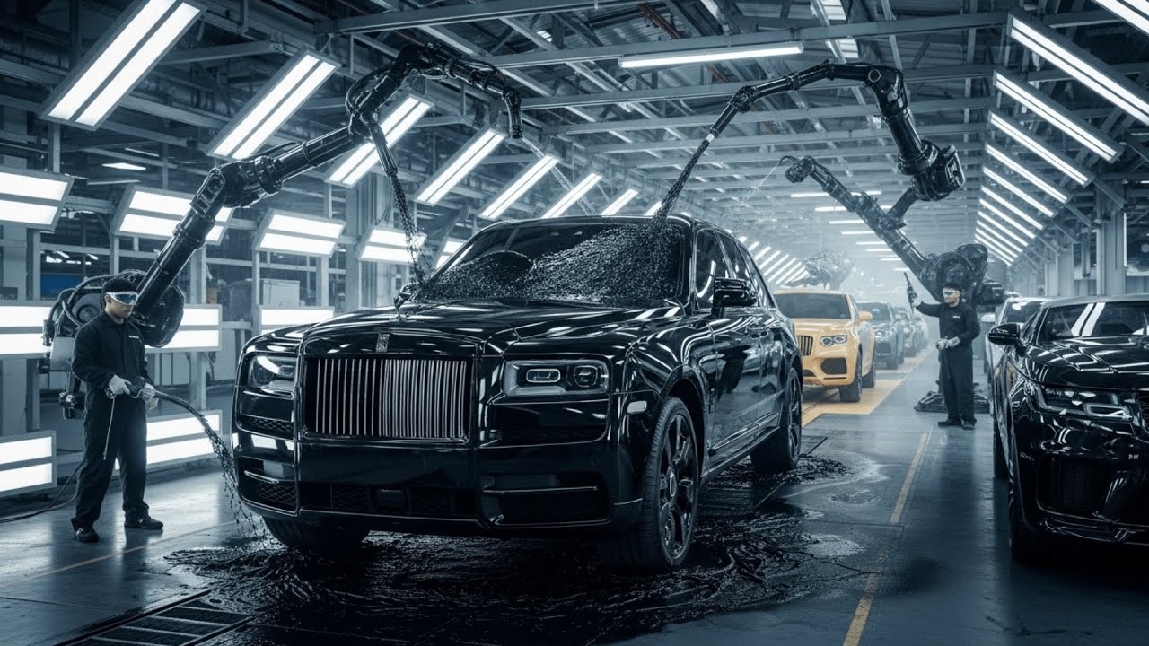 Inside a Modern Car Paint Factory: From Bare Metal to Flawless Mirror Finish (Full Process)