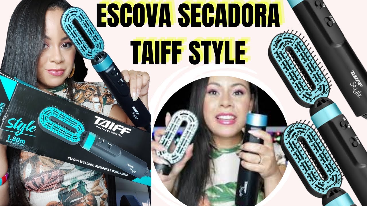 TESTANDO ESCOVA SECADORA TAIFF STYLE