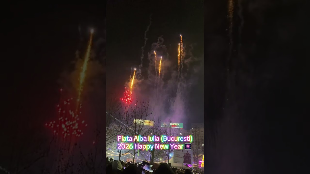 Firework of Bucuresti (Piata Alba Lulia) 2026 New year