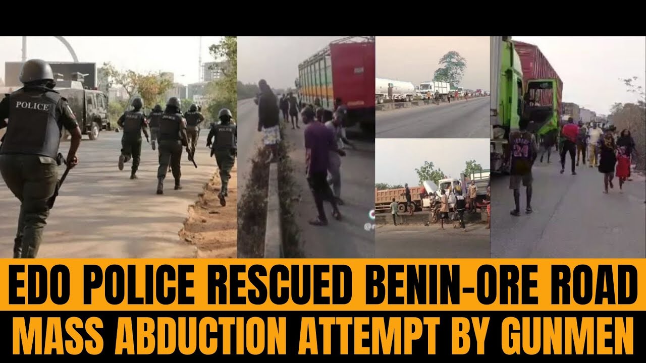 Breaking: Edo Police Stop Benin-Ore Expressway Abduction, 14 Rescued, 3 Taken Away