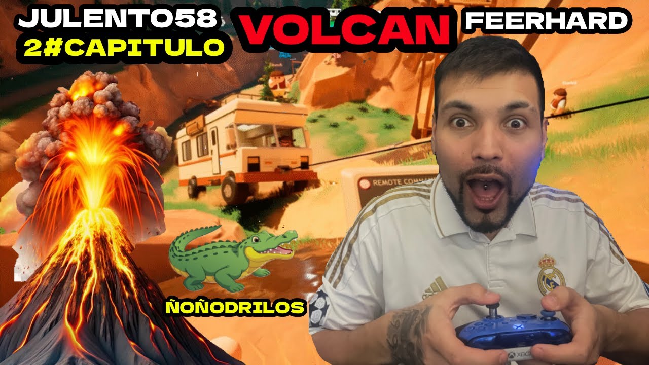 2# CAPITULO - RV There Yet? - SUBIMOS EL VOLCAN 🌋 Y LLEGAMOS A LOS ÑOÑODRILOS 🐊 Con JULEN