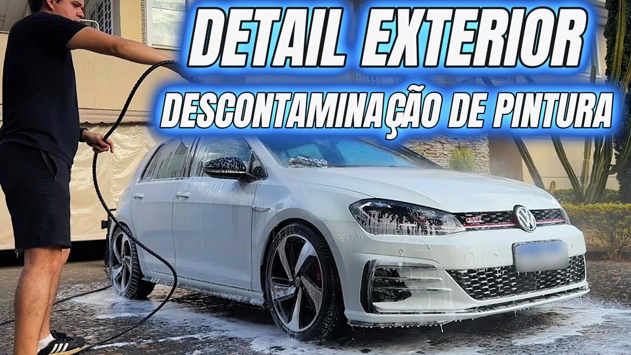 Detalhamento Golf GTI - Lavação e polimento da pintura #golfgti