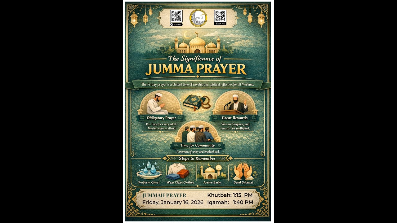 Jumu‘ah Khutbah | MSA Masjid | Jan-16 (Part 2)