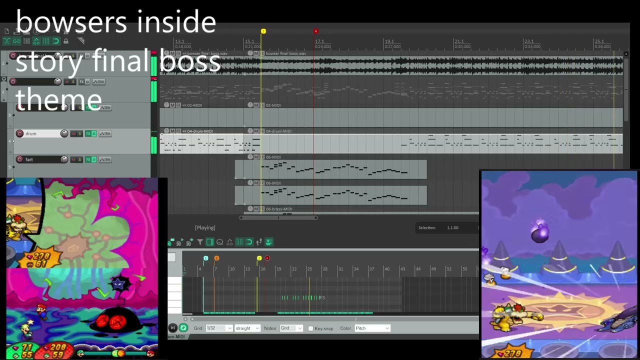 bowsers inside story Final Boss theme 