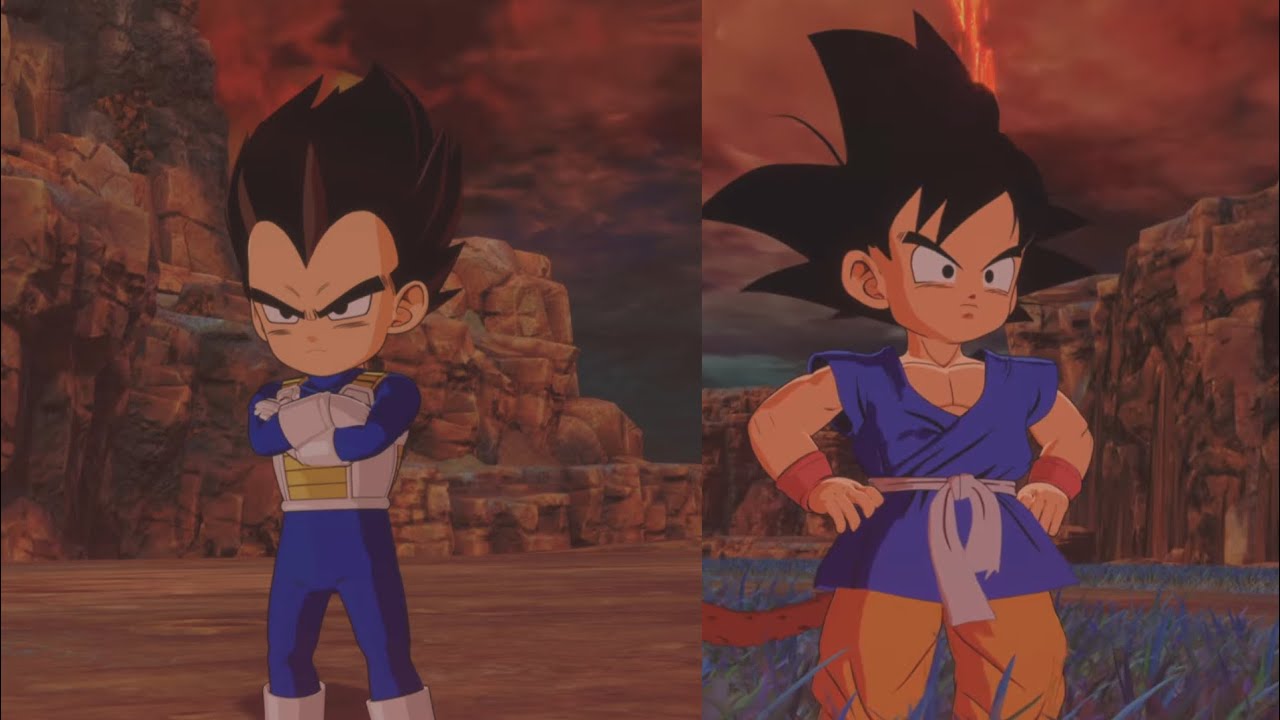 Mini Vegeta vs Gt Goku - REQUESTED BATTLE - Dragon ball sparking zero