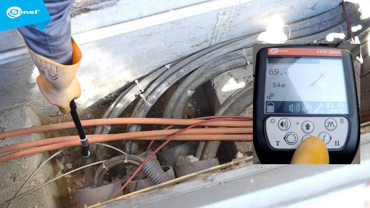 How to locate using non-contact probe BIK. Sonel LKZ-2000
