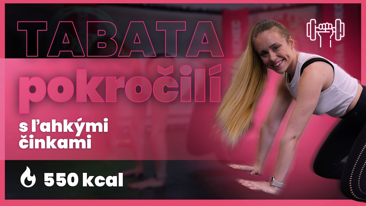 Tabata pre pokročilých: celotelový tréning s ľahkými činkami