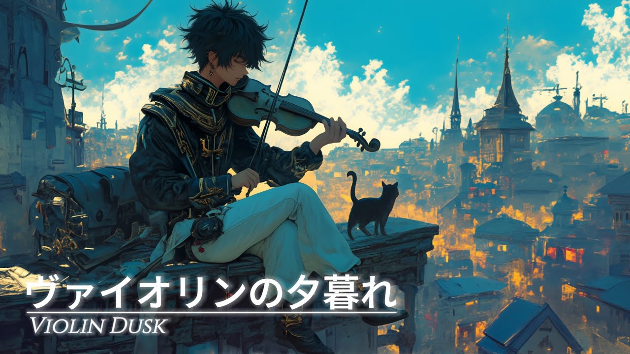 【ケルト/ファンタジー音楽】ヴァイオリンの夕暮れ / Violin Dusk【1 Hour リラックスBGM / Fantasy】