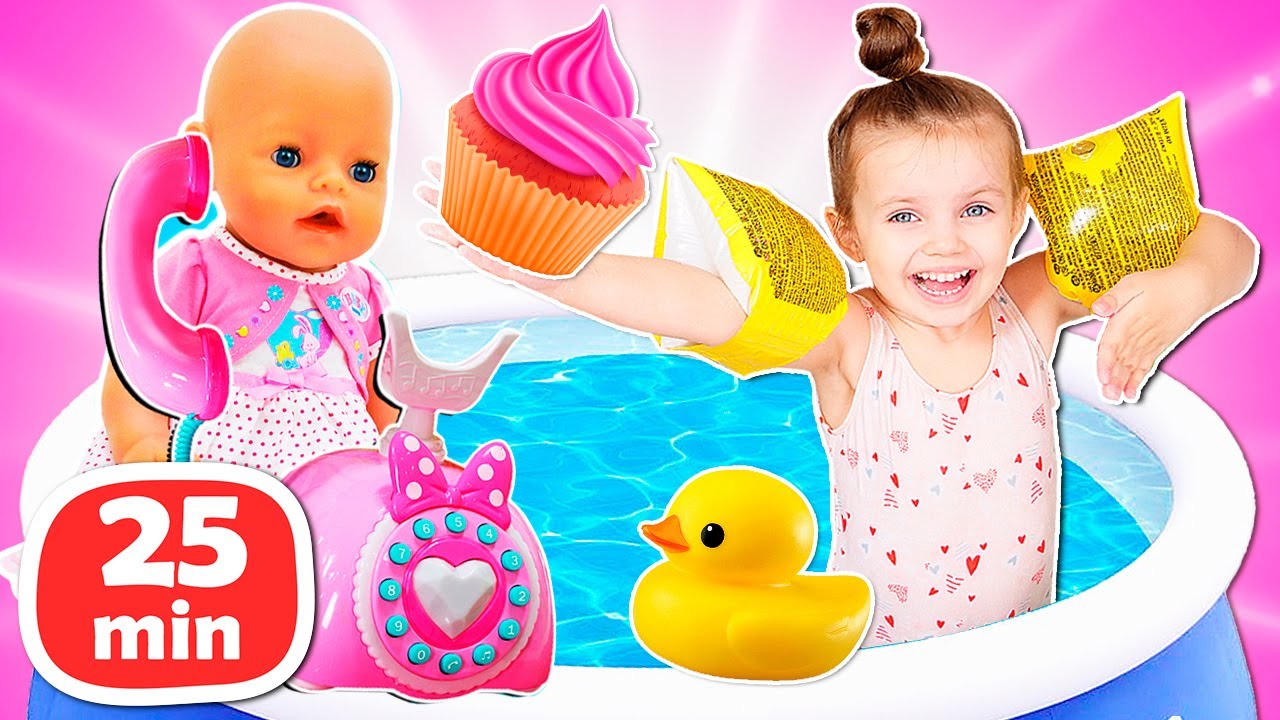 &iexcl;El juego de ni&ntilde;era con Maya y Lina! V&iacute;deos de cuidar beb&eacute;s. Episodios para ni&ntilde;as.