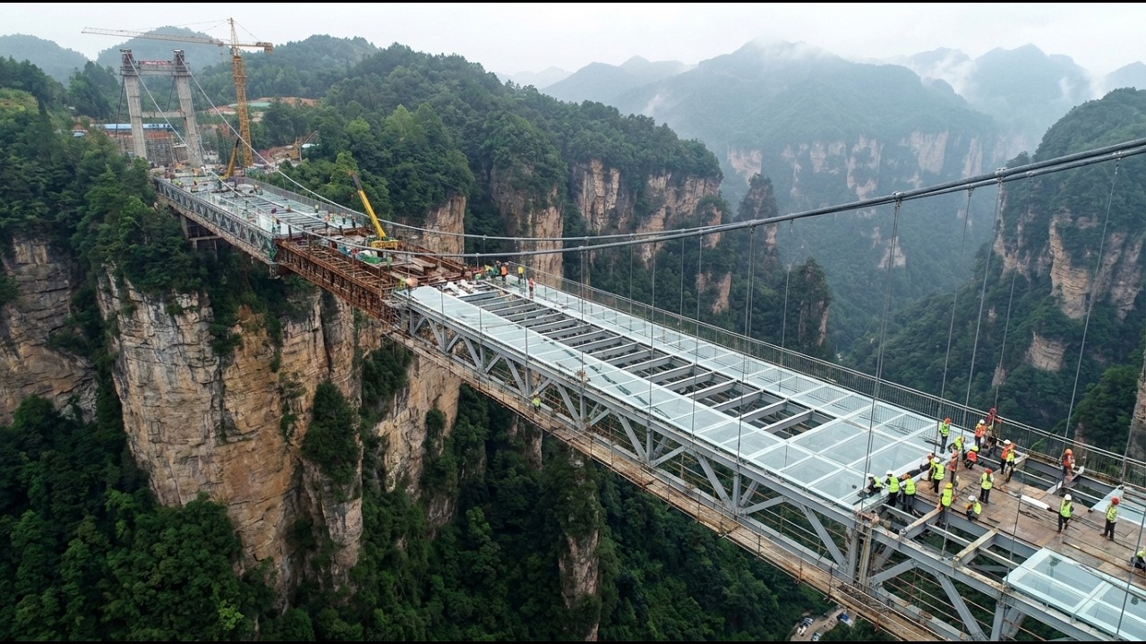 Hidden Secrets of China’s $37.4M Zhangjiajie Glass Bridge | Construction You Never Saw