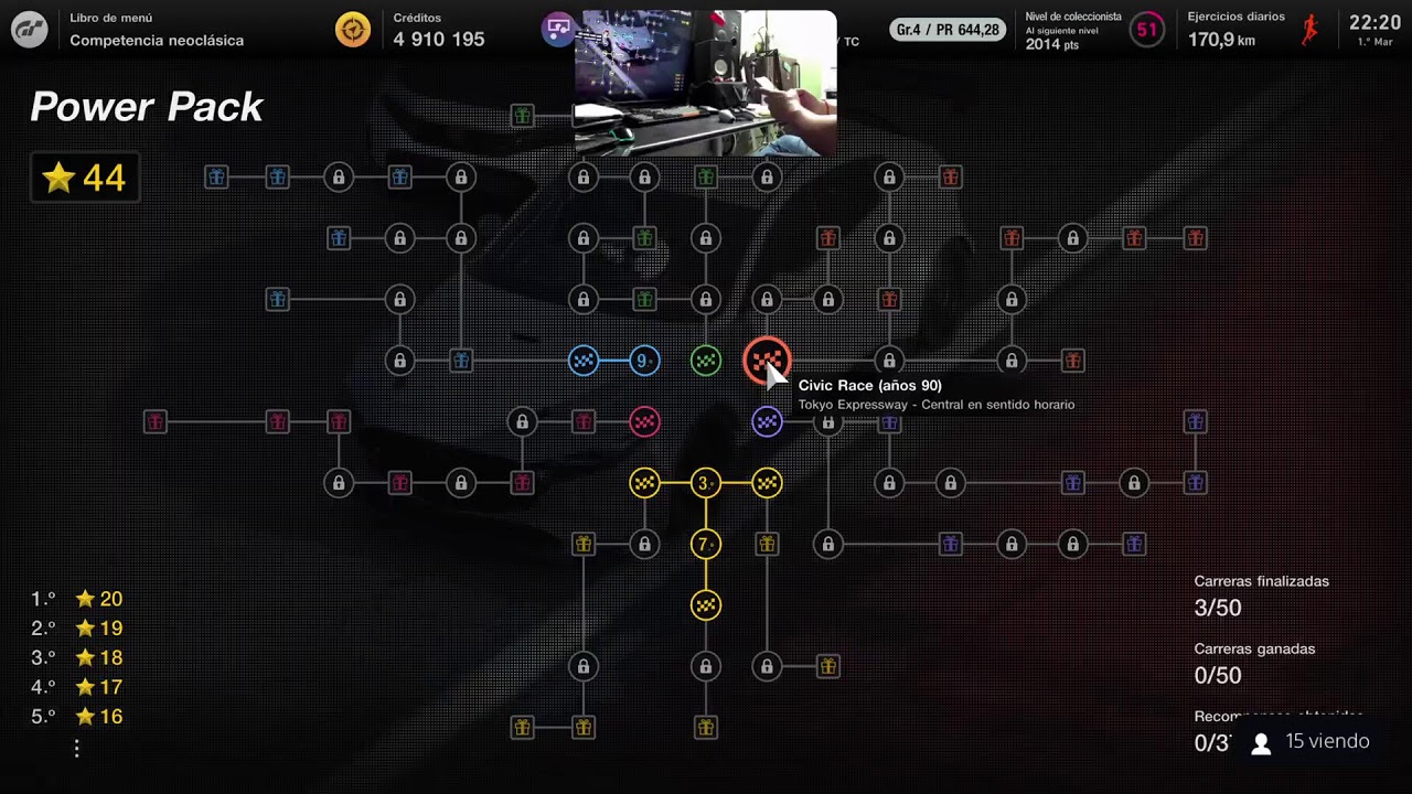 Intentando una vez más en Gran Turismo Buscando el hilo negro