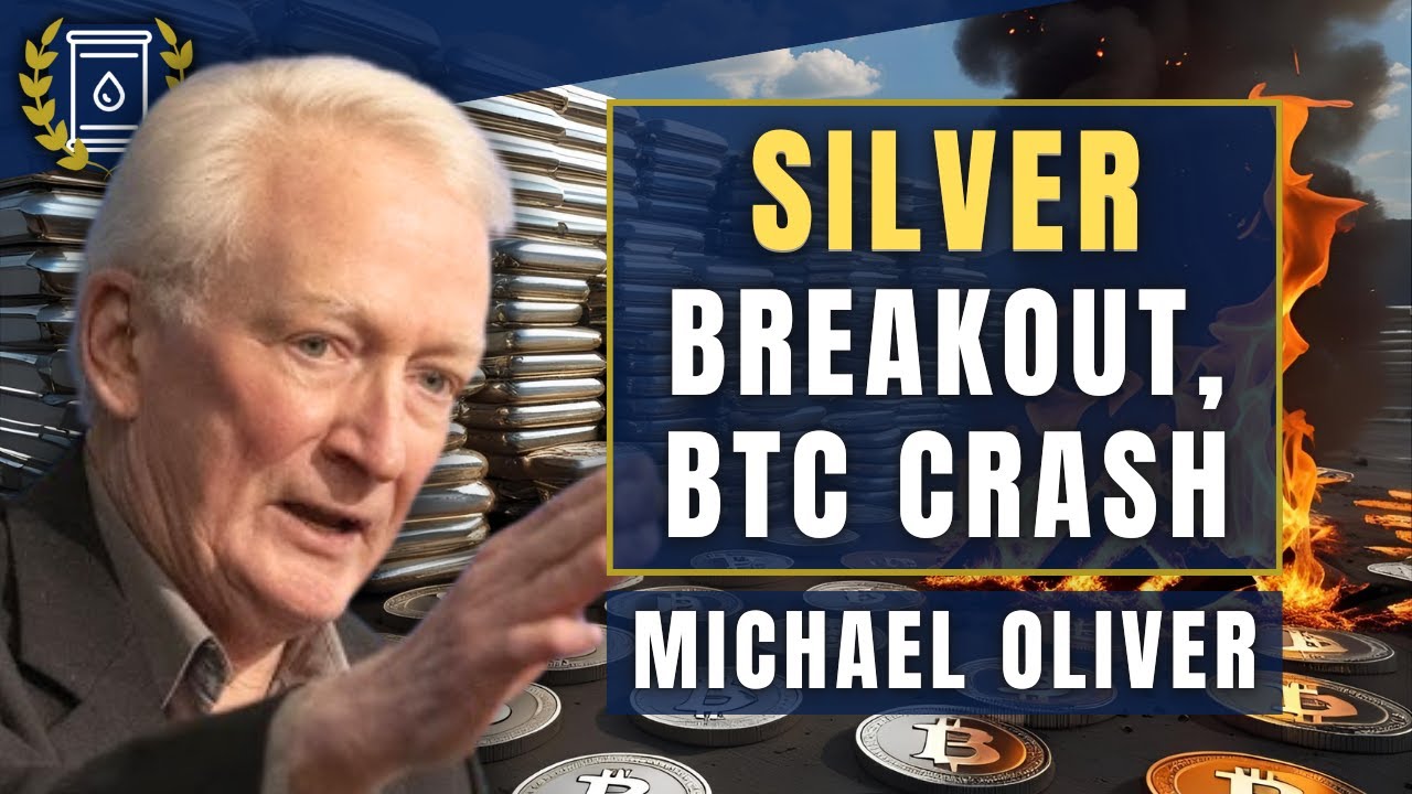SILVER 'Burst' to $60+ By Year-End as Bitcoin COLLAPSES in Epic Crash: Michael Oliver