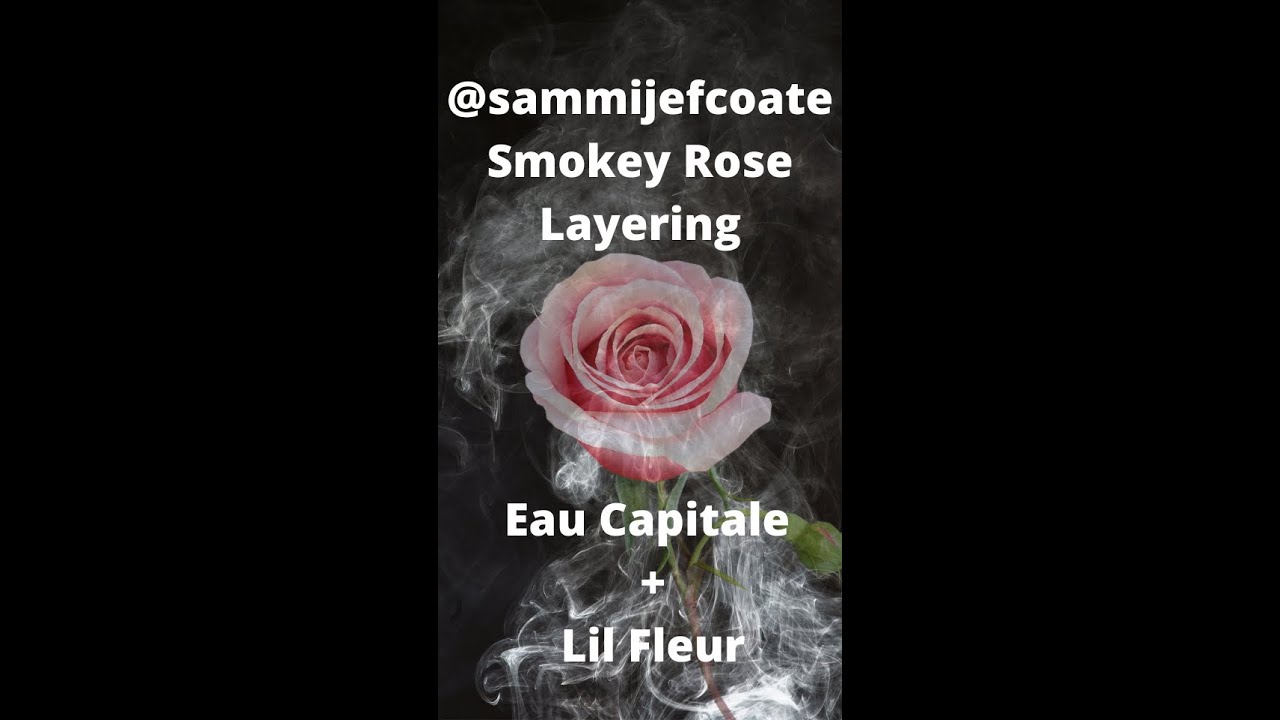 Smokey rose perfume layering: Eau Capitale Diptyque + Lil Fleur by Byredo - sammi #shorts