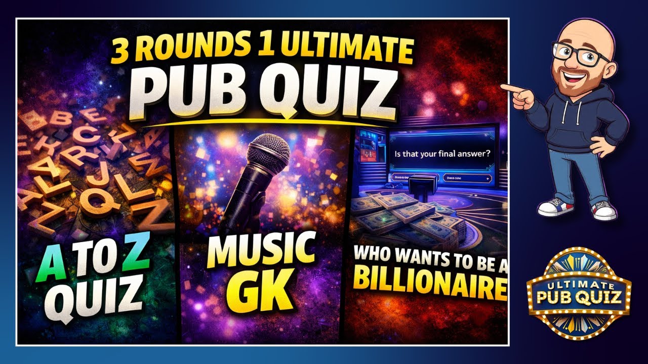 3 Rounds 1 Ultimate Pub Quiz 4th February 2026