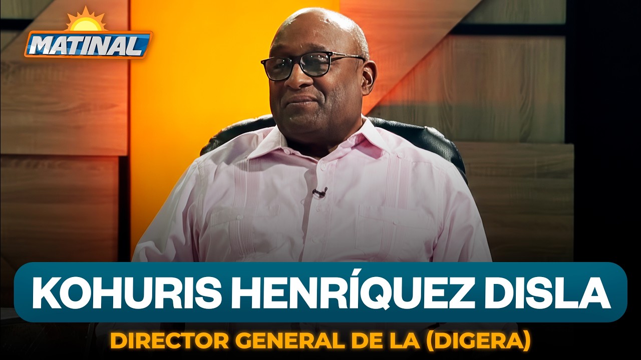 KOHURIS HENRÍQUEZ DISLA, DIRECTOR GENERAL DE LA  DIRECCION GENERAL DE RIESGOS AGROPECUARIOS ENLA RE