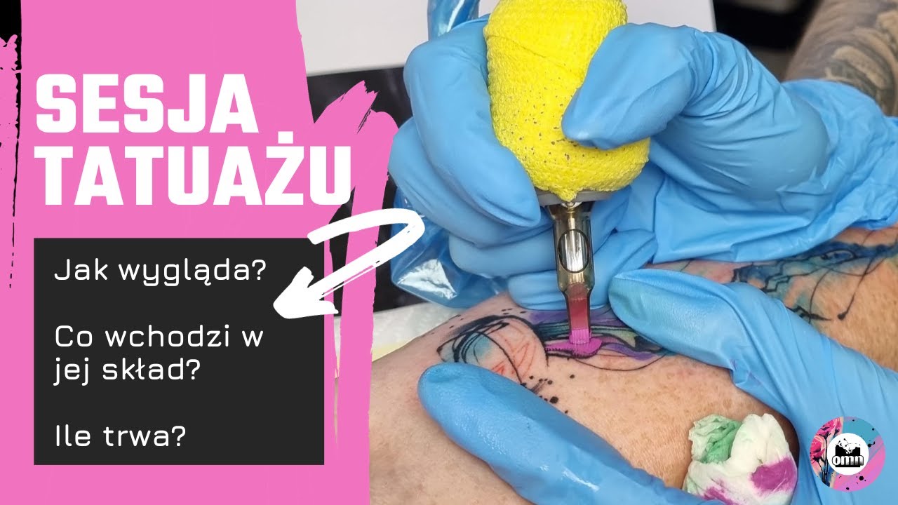 SESJA TATUAŻU - Jak przebiega tatuowanie? Wykonanie tatuażu krok po kroku.