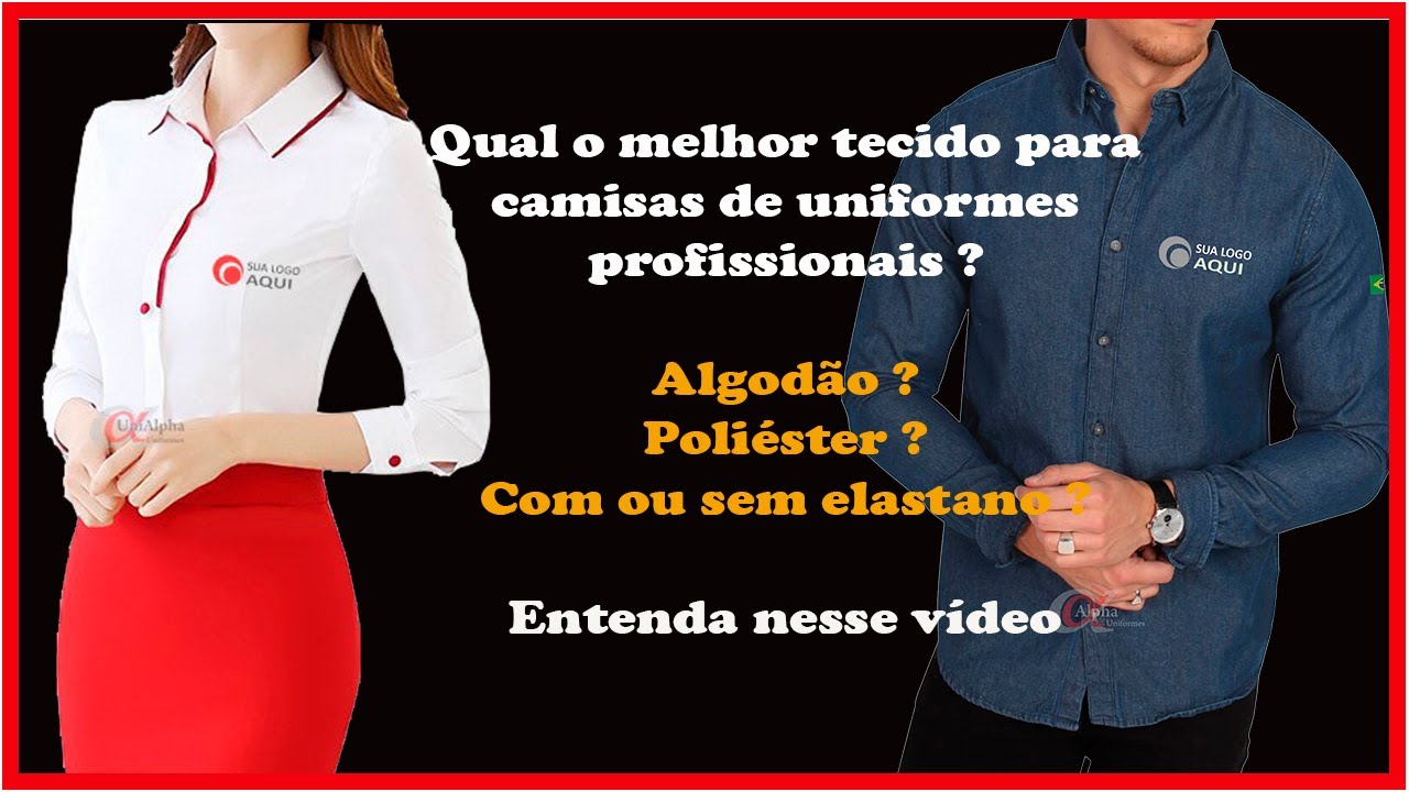 Qual é o melhor tecido para camisa social de uniformes, algodão, poliéster, não amassa, mais fresco?